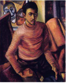 Figure 2 Malvin Gray Johnson, Self-Portrait, 1934, oil on canvas 97.2 x 76.2, Smithsonian American Art Museum 