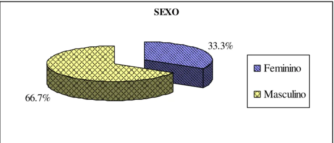 Gráfico 02: Sexo  Fonte: dados primários 