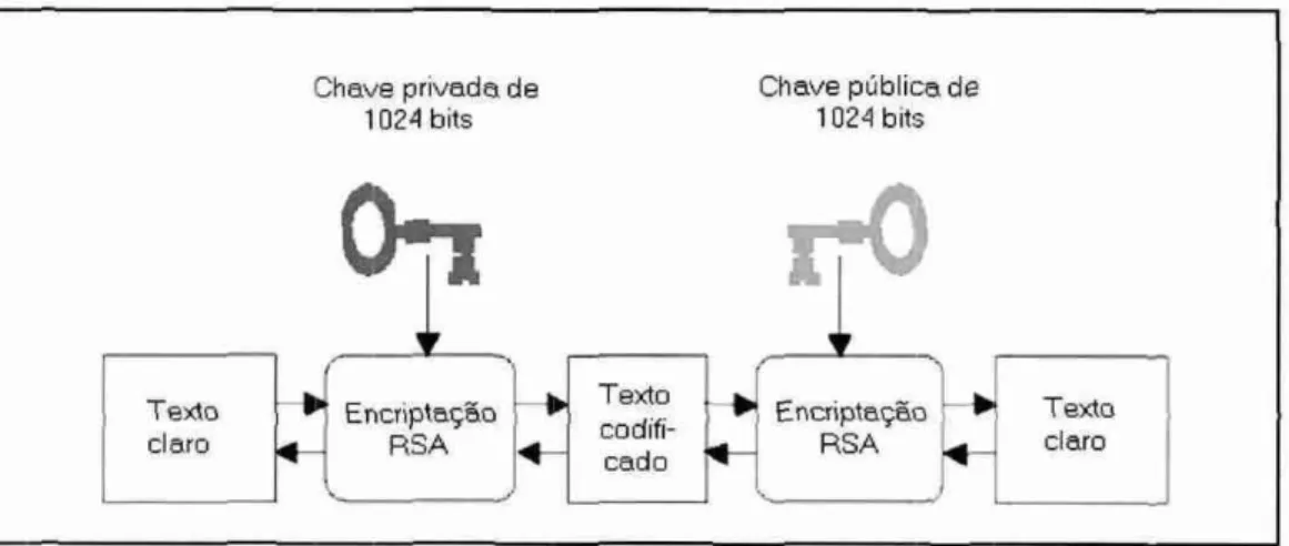 Figura 6 — Funcionamento  da criptografia 