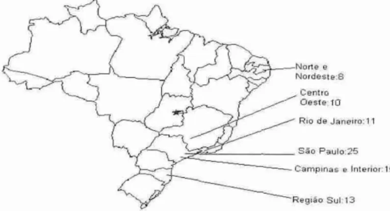 Figure  4 - Distribuição  dos Executivos  Cash Management  Fonte:  Do  mesmo  autor,  2007