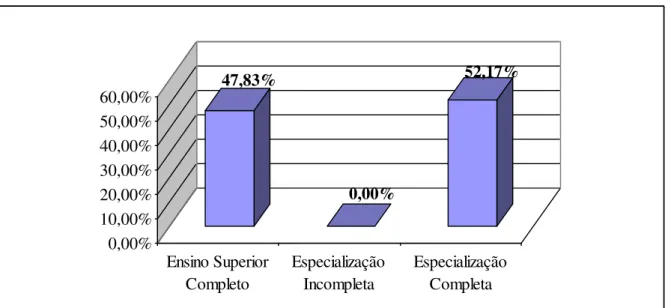 Gráfico 1: Formação dos contadores  Fonte: Dados da pesquisa, 2010. 