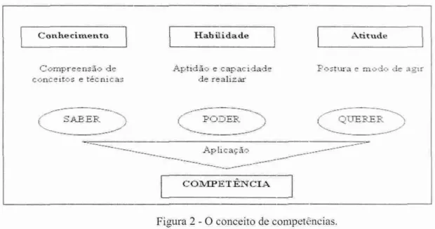 Figura 2 - O conceito de competências. 