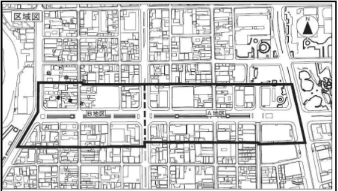 Fig. 10.  An exam ple of district planning of jozenji street district in  Sendai City  