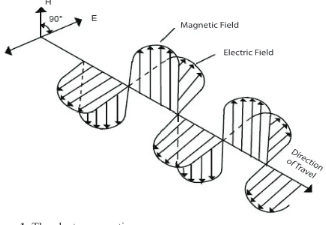 Figure 1. The electromagnetic wave
