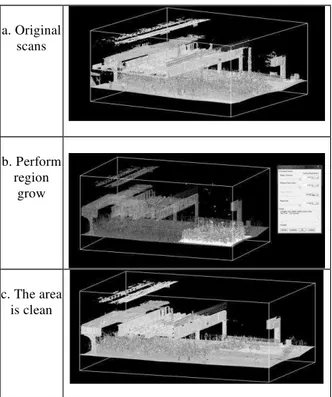 Figure 7. Vertical clearances in the plan view 