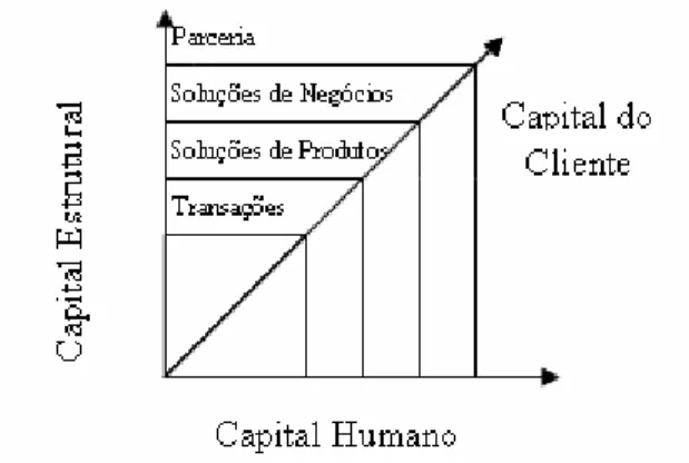 Figura 1: Relação dos Elementos do Capital Intelectual  Fonte: Adaptado de CIBC, apud STEWART (1998)
