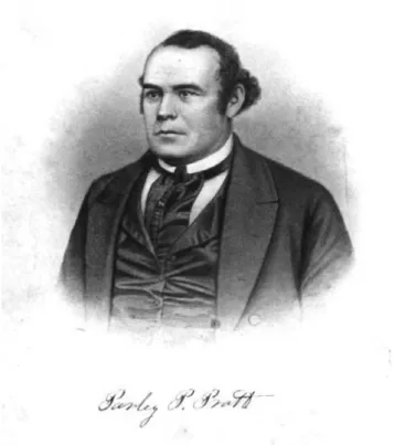 Figura 11 – Élder Parley P. Pratt , membro do Conselho dos Doze Apóstolos, desembarca em  Valparaiso no Chile em  08 de novembro 1851, para iniciar o trabalho de pregação do Evangelho no 