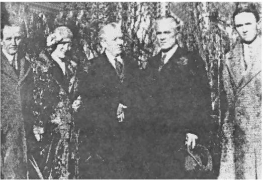 Figura 14 – Élder Reinhold Stöof e sua esposa Ella Stöof e os Élderes Melvin J. Ballard, Rey L