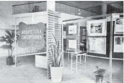 Figura  210: Exposição  de  Arquitetura  Contemporânea  em  Campinas,  1949,  realizada  pelo IAB