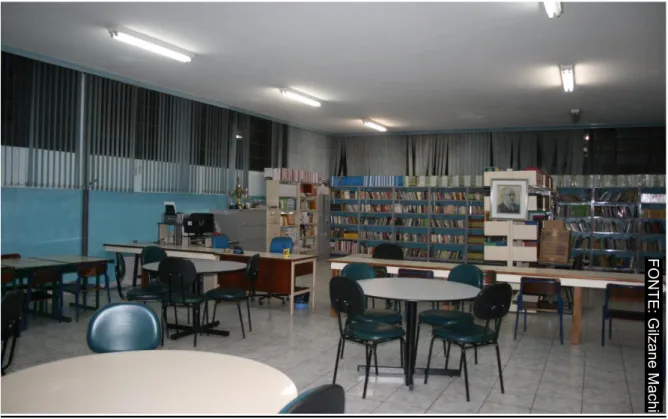 FIGURA 20  Biblioteca da escola  