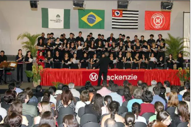 Foto 1: Concerto do Coral Universitário Mackenzie no Instituto Presbiteriano Mackenzie - 2007