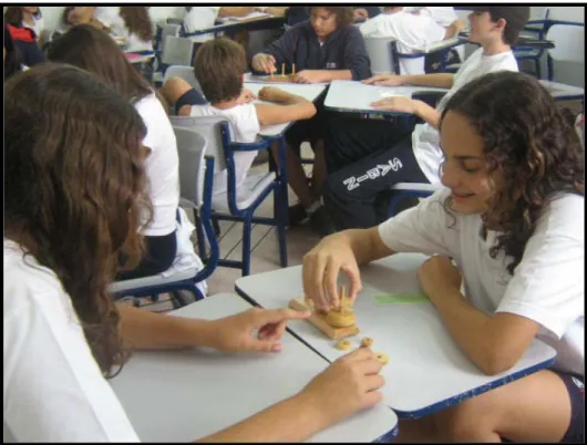 Figura 66 – Sala de aula – jogo Torres de Hanói - 2007 