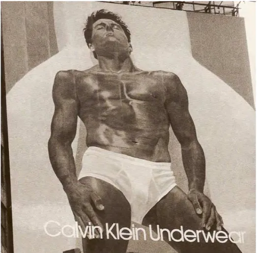 Figura 9 - Anúncio da campanha publicitária de divulgação dos produtos do segmento  underwear masculino da marca Calvin Klein
