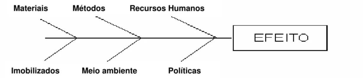 Figura 8: Diagrama de Ishikawa ou diagrama de causa-efeito.  