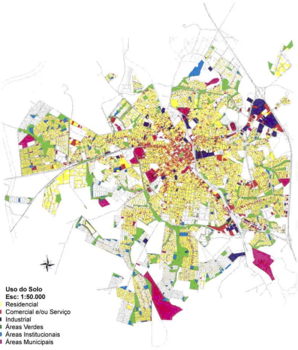 Figura 68: Mapa de Uso do Solo do município de Limeira 