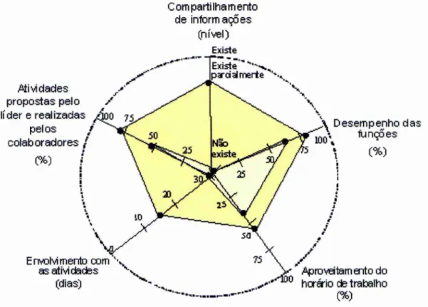 Figura  14: Gráfico  Radar —  Eficiência  Fonte: A autora 