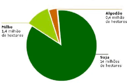 Gráfico 3 – Cultivos Transgênicos no Brasil 