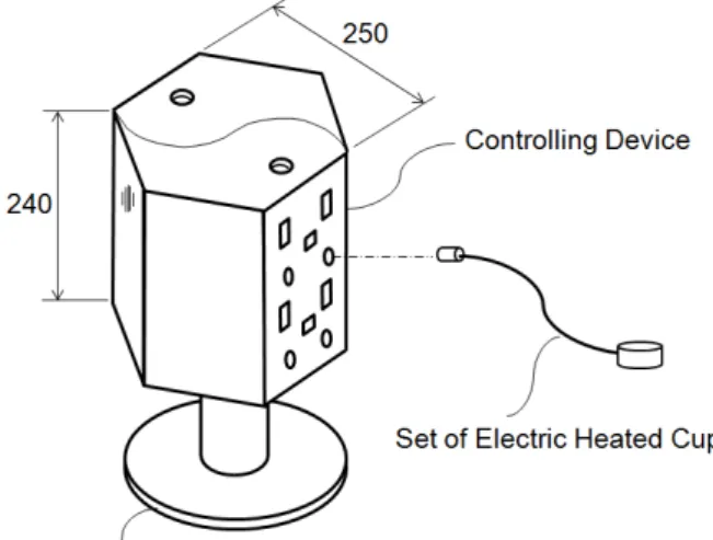 Fig. 1 Schematic diagram of medical cupping device 