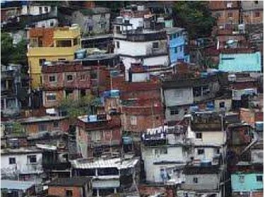 Ilustração 1: Foto de uma favela no Rio de Janeiro. 