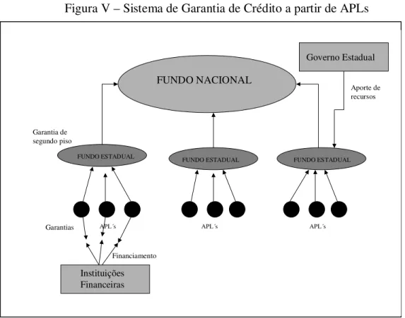 Figura V – Sistema de Garantia de Crédito a partir de APLs 