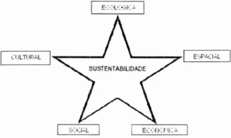 Figura  1 -  As cinco  dimensões  da  sustentabilidade. 