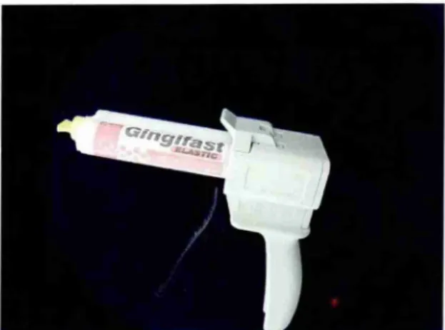 FIGURA 10: Kit de silicona de adição para  confecção da gengiva artificial 