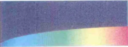 Figura  15.   Típico  espectro de  limpada  incandescente, com  predomínio  de ondas médias e longas  (Touti  ,  Miara e Nathanson,  2000 }