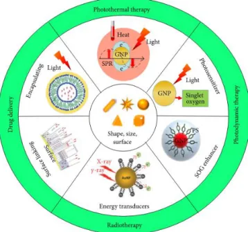 Figure 7: Current gold nanoparticle-based therapeutic approaches [41]. 