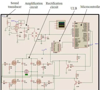 Fig. 2: sound amplifier circuit 