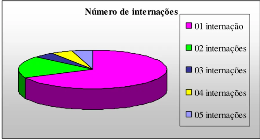 Gráfico 6: Número de internações 