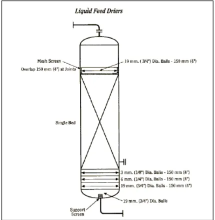 Figura 19 - Representação de uma Coluna de Secagem de Nafta Química [6] 