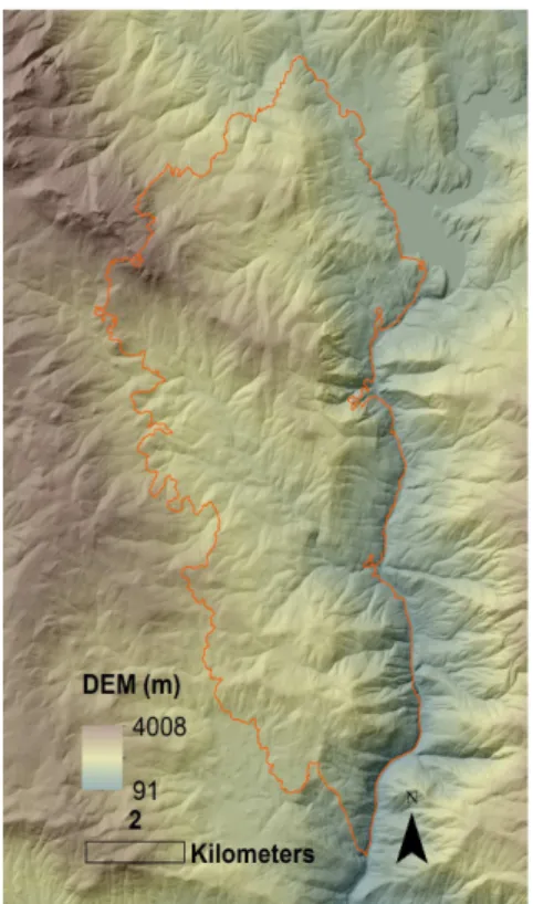 Figure 3. Example post-fire land cover map generated by the  database for the French Fire