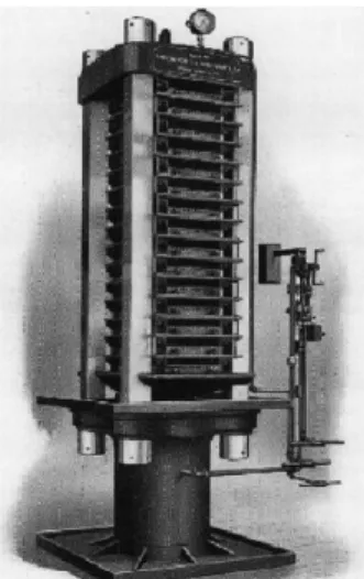 Figura 2.1 – Prensa hidráulica da French Oil Mill Machinery Company 