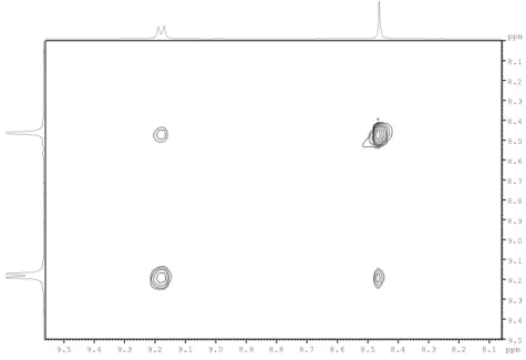 Figure 27 -  1 H- 1 H NOESY correlation between the amide proton and the BTC core in the BTA 5 
