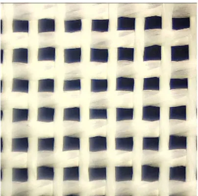Figure 2. Novel plain weave glass fabric structure.
