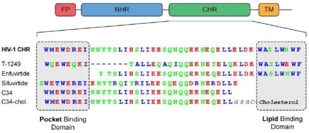 Figure 1.8 - Characteristics of several C-peptides.  