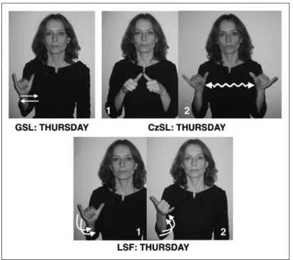 Figure 7 – The Y-handshape in the sign thursday