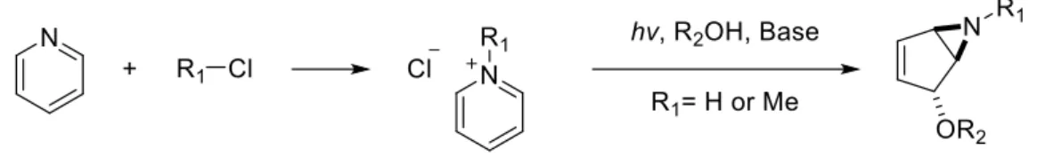 Table 3.1: Pyridinium salts synthetized or already available in the laboratory.  