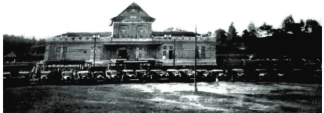 Figure 6. The Train Station of Lavras. Photo from the day that President Getúlio Vargas and  his group visited the town, in 1931