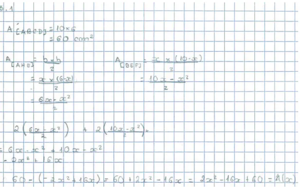 Figura 4.6.2 – Continuação da resolução da questão 5.1 (tarefa da entrevista)  