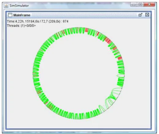 Figura 3.5  –  Interface gráfica do simulador. 