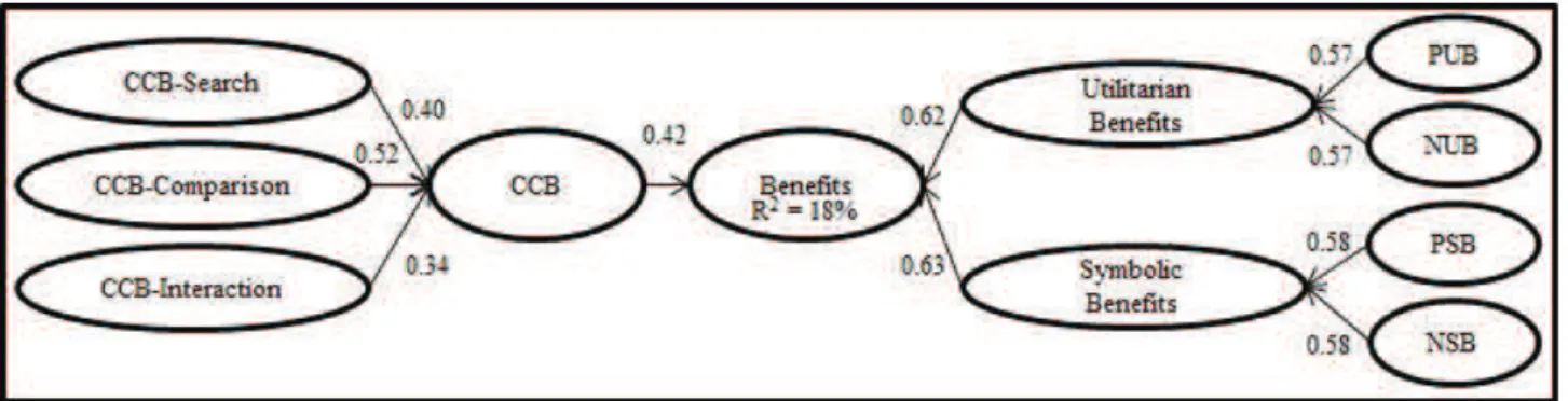Figure 2. Path analysis of the final structural model.