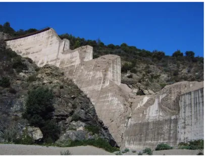 Fig. 1.1– Malpasset dam, failed in 1959 in France 