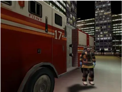 Fig. 2.2– Snapshot of the HazMat: Hotzone simulator 