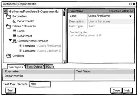 Figure 1.2: Mockup - extending Simple Queries with the first new feature