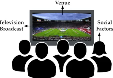 Figure 1.1: The three elements that play a part in the remote fan experience. 