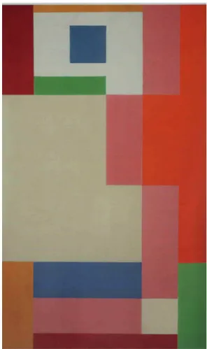 Figura 6: Cícero Dias. Composition  deux, 1951,  O.S.T., 116 x 73 cm. Coleção do Artista