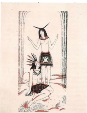 Figura 8: Vicente do Rego Monteiro. Página de  Légendes, croyances et talismans des indiens  de  l’amazone