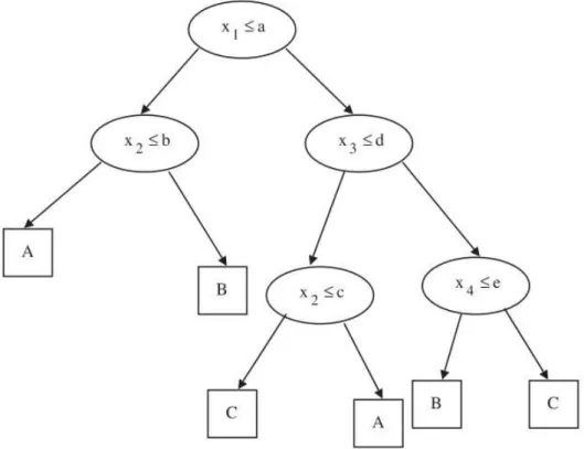 Figure 2.7: decision tree example Source Pal and Mather (2003)