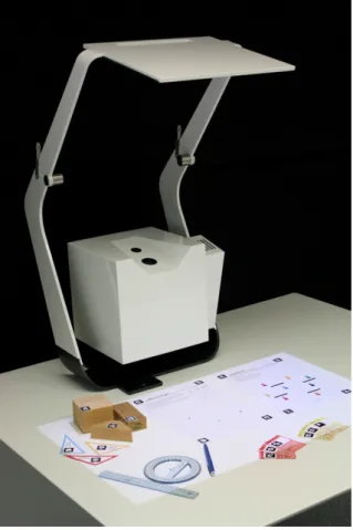 Figure 2.19: The TinkerLamp system (Bonnard and Verma, 2012)